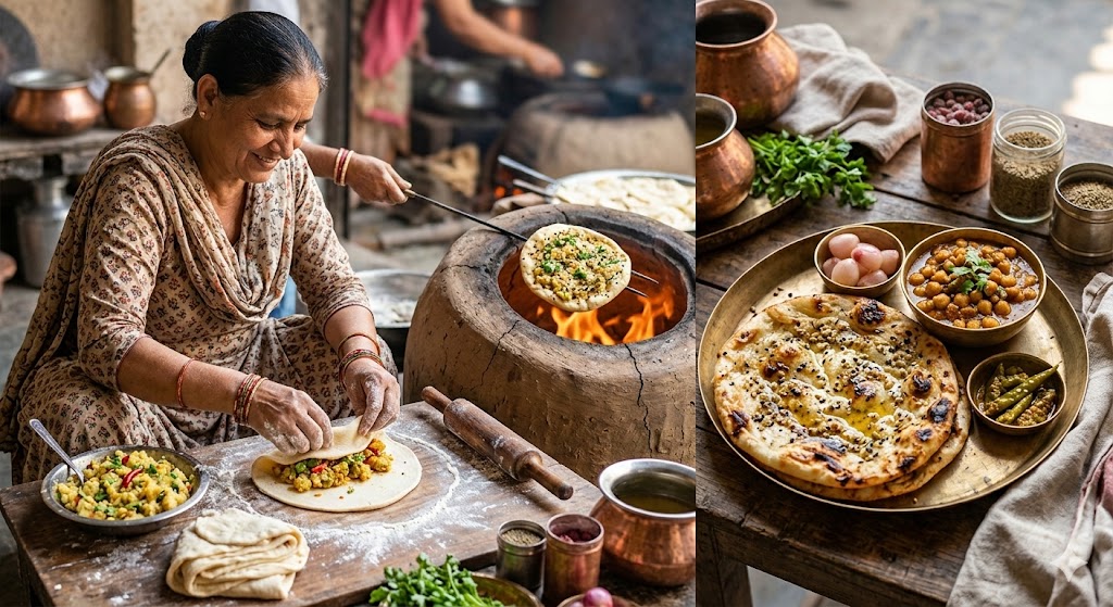 Amritsari Kulcha: The Iconic Punjabi Stuffed Bread You Need to Try at Dine at Baithak